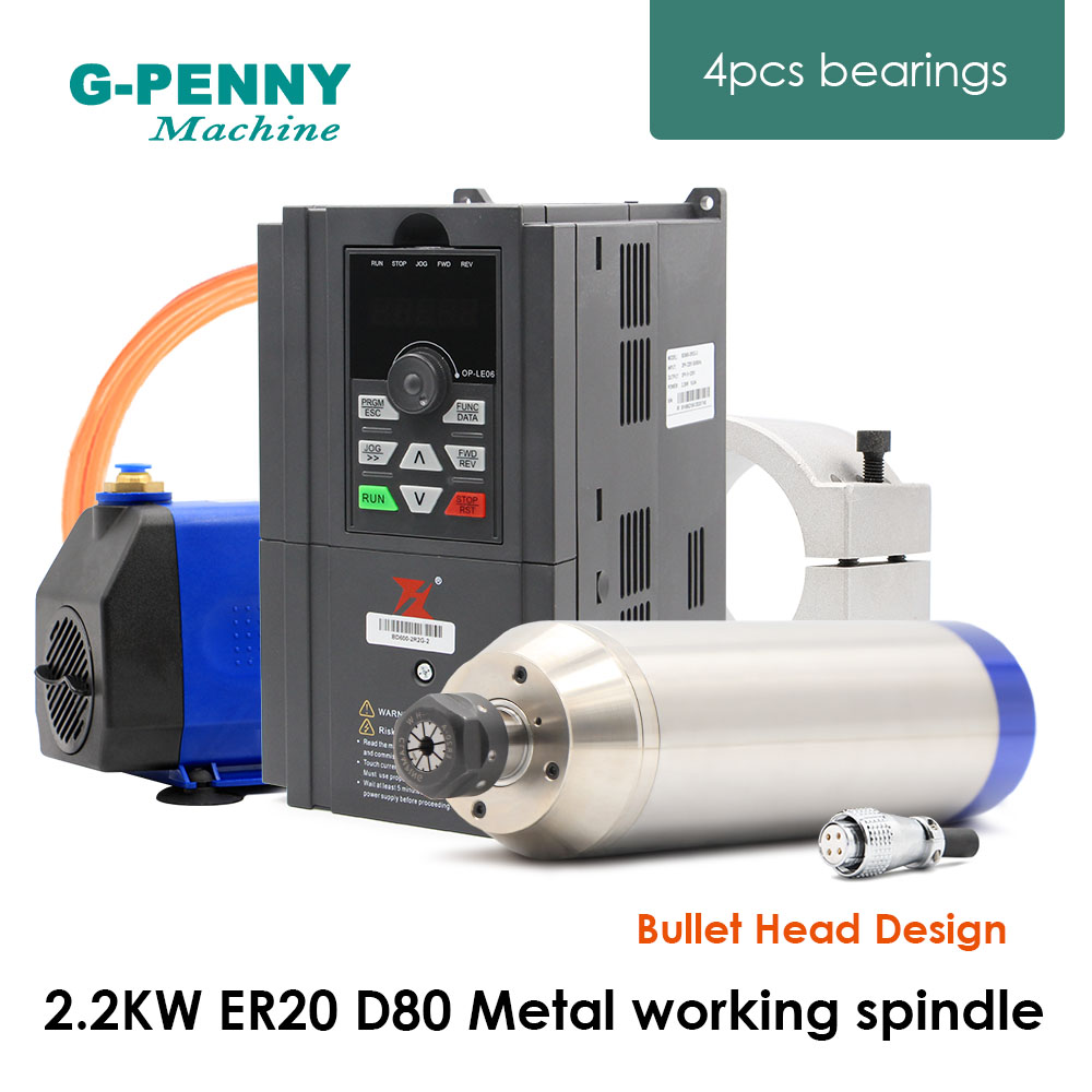 Kit de motor de husillo de met - 2.2Kw Water Cooled Spindle Kit Vfd reseña y precio